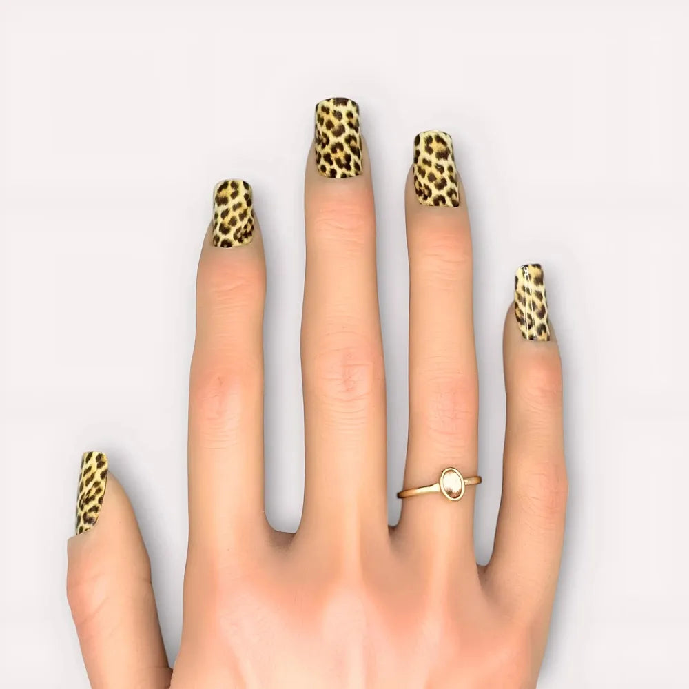 Féline-nail wraps-stickers pour ongles-Madame Nails