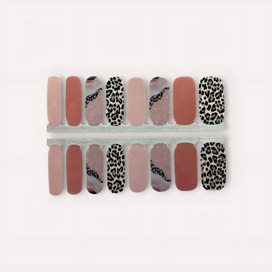 Beige chic-nail wraps-stickers pour ongles-Madame Nails