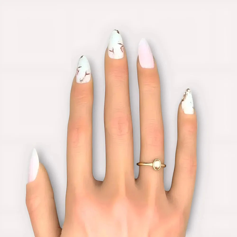 Pompadour-nail wraps-stickers pour ongles-Madame Nails