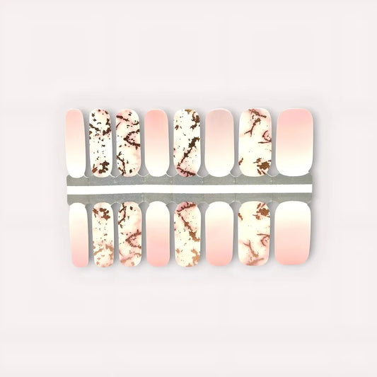 Pompadour-nail wraps-stickers pour ongles-Madame Nails