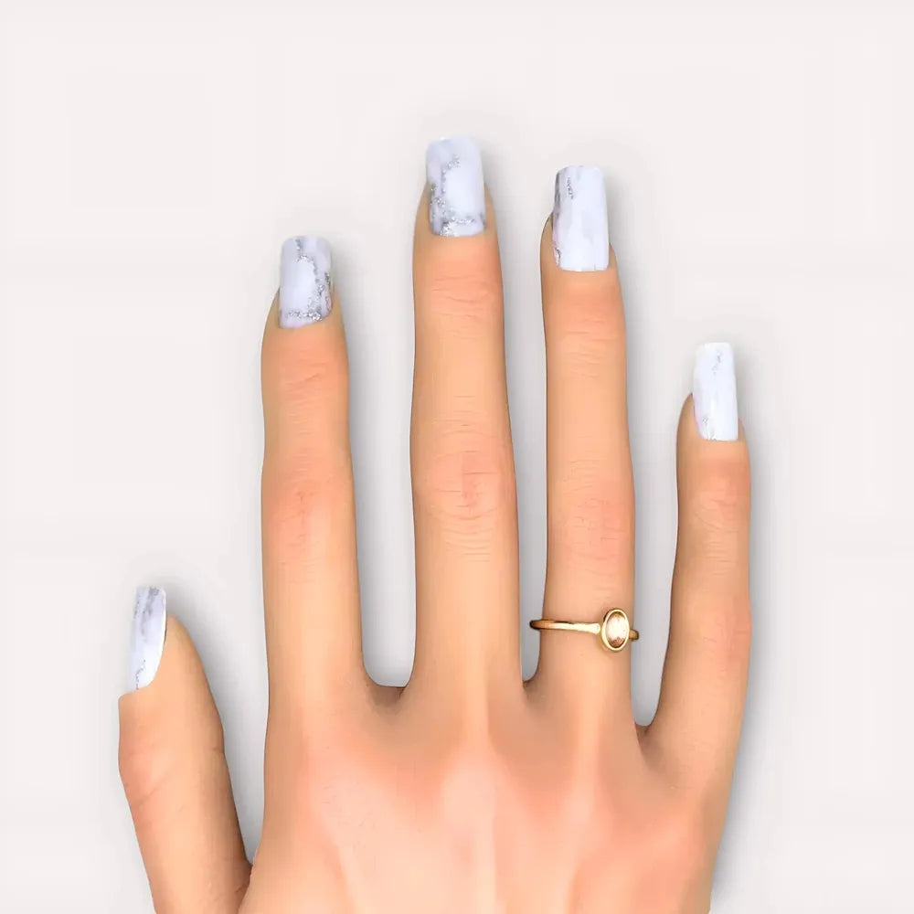 Opaline-nail wraps-stickers pour ongles-Madame Nails