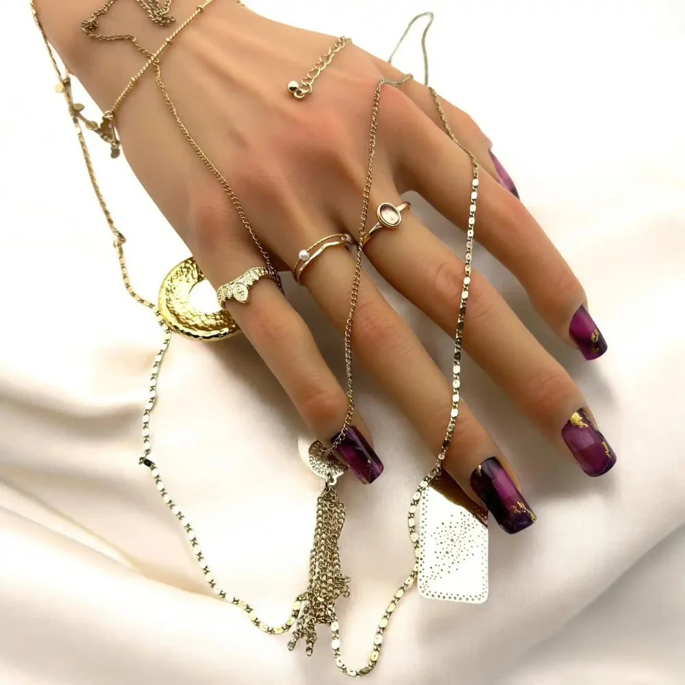 Hypnotique-nail wraps-stickers pour ongles-Madame Nails