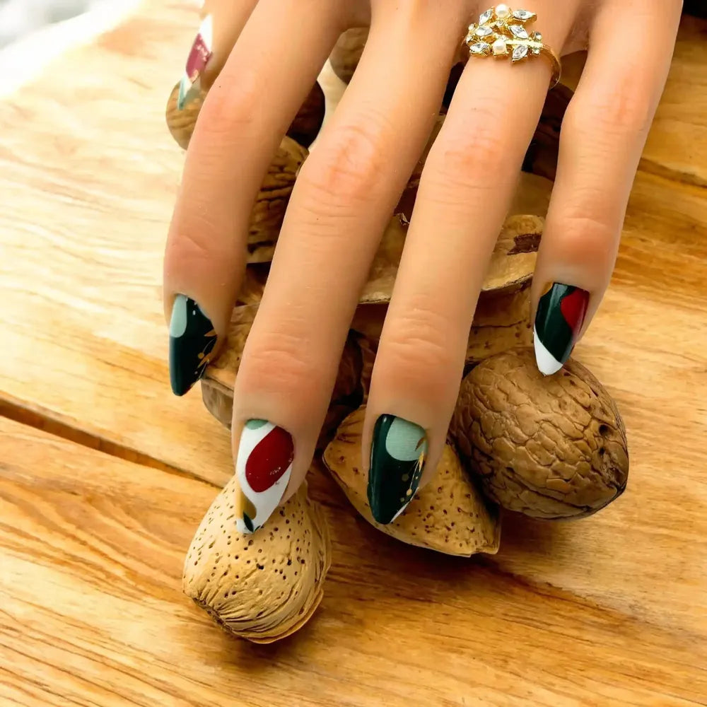 Automne au jardin-nail wraps-stickers pour ongles-Madame Nails