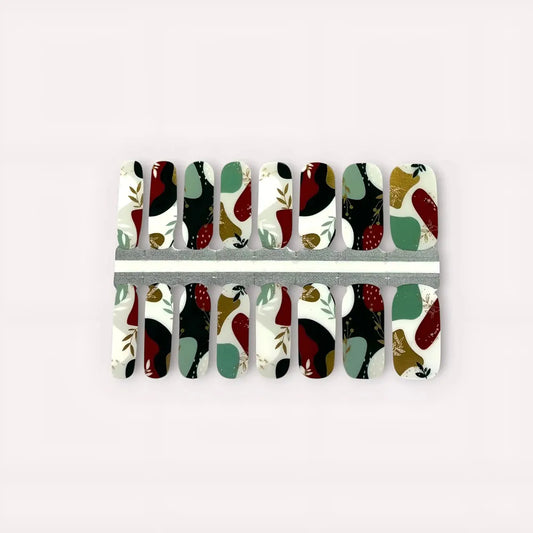 Automne au jardin-nail wraps-stickers pour ongles-Madame Nails