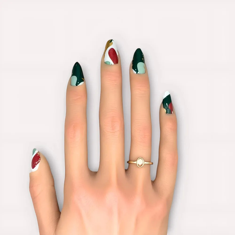 Automne au jardin-nail wraps-stickers pour ongles-Madame Nails