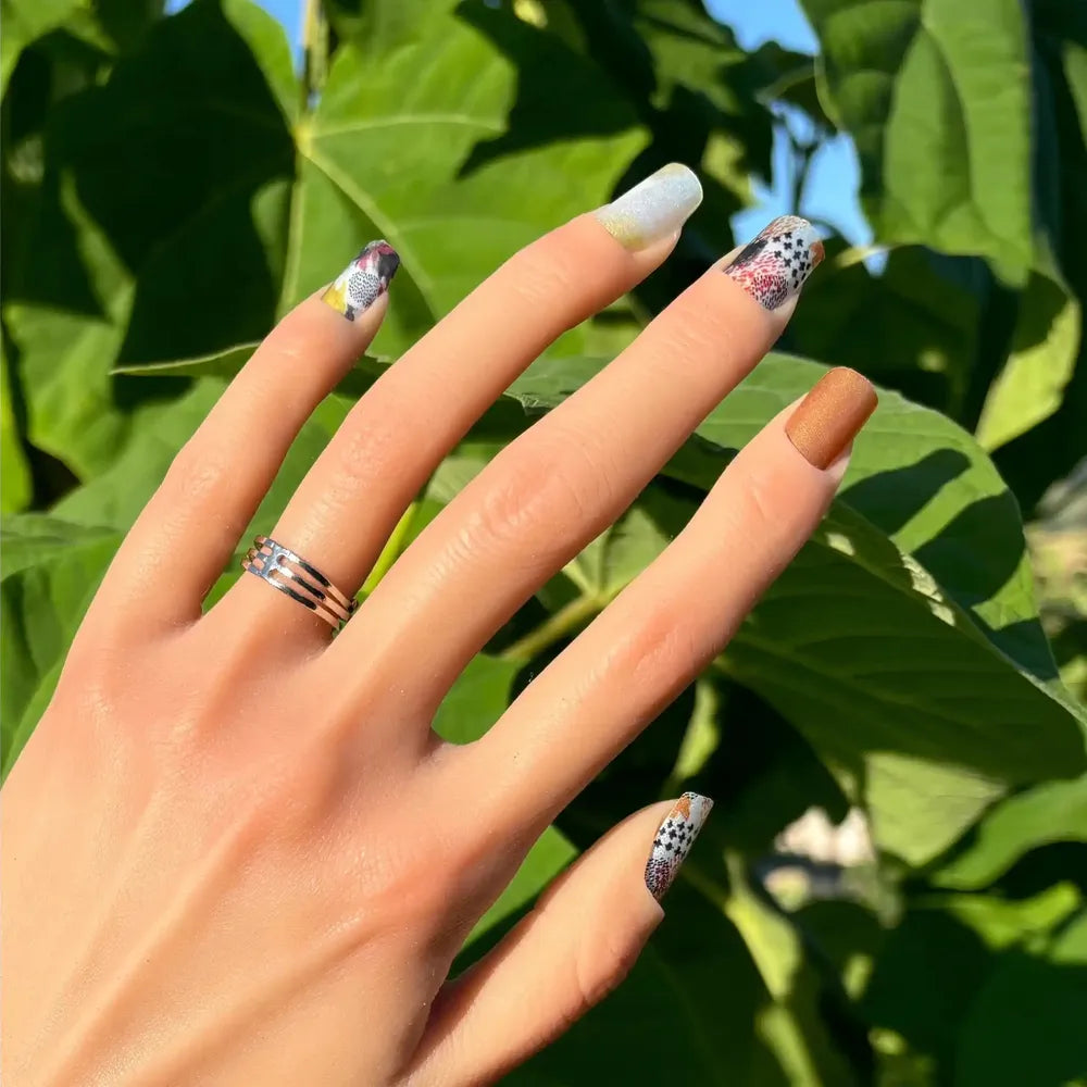 Balade en forêt-nail wraps-stickers pour ongles-Madame Nails