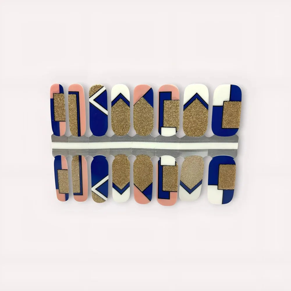 Majorelle-nail wraps-stickers pour ongles-Madame Nails