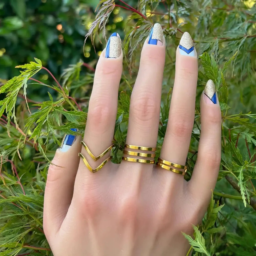 Majorelle-nail wraps-stickers pour ongles-Madame Nails