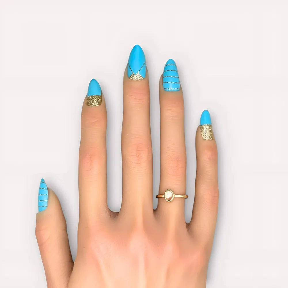 Caraïbe-nail wraps-stickers pour ongles-Madame Nails