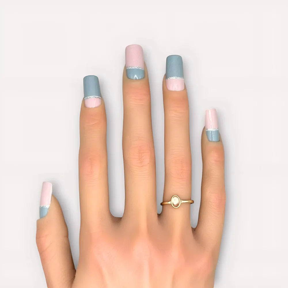 Giverny-nail wraps-stickers pour ongles-Madame Nails