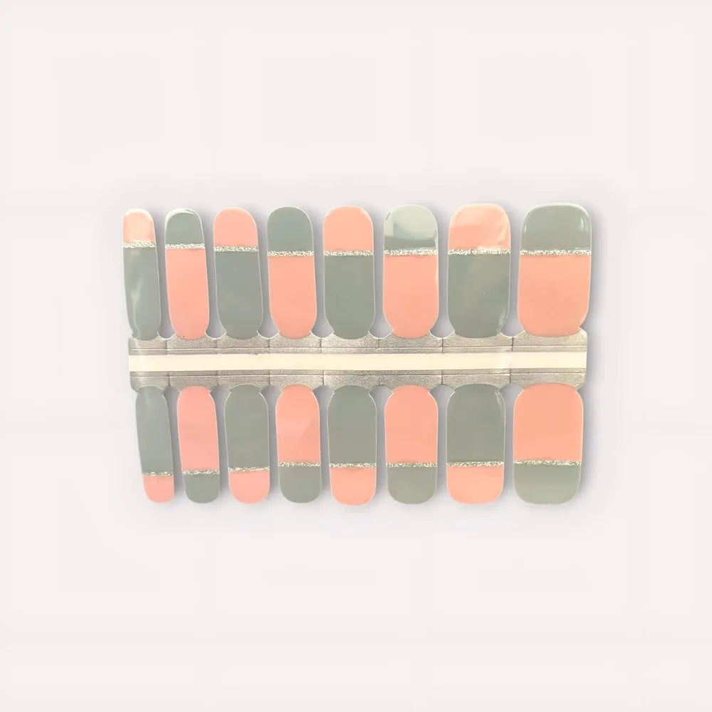 Giverny-nail wraps-stickers pour ongles-Madame Nails