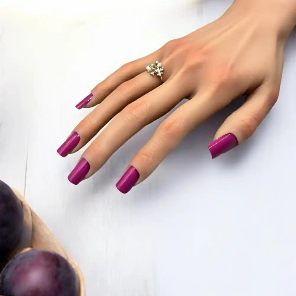 Plum-nail wraps-stickers pour ongles-Madame Nails