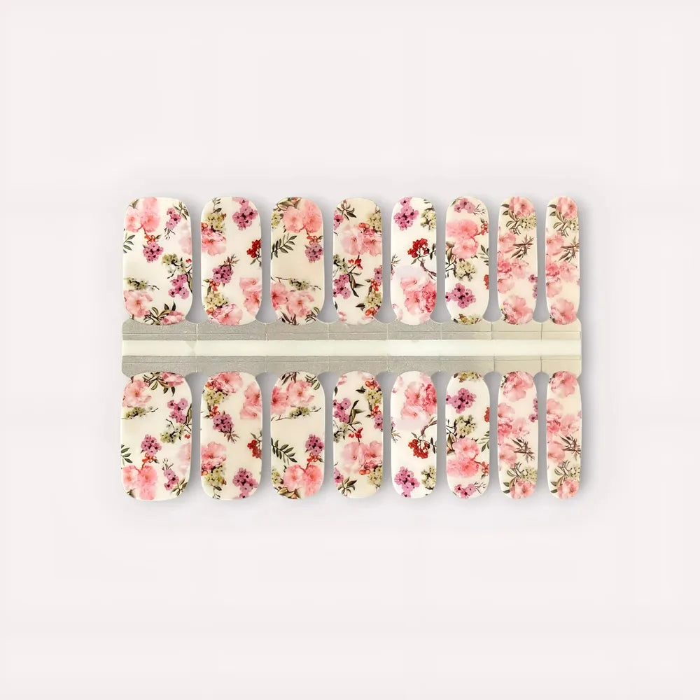 Rose antique-nail wraps-stickers pour ongles-Madame Nails