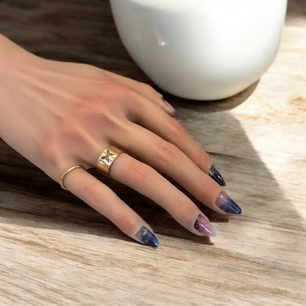 Kintsugi-nail wraps-stickers pour ongles-Madame Nails