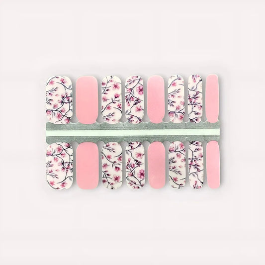 Magnolia-nail wraps-stickers pour ongles-Madame Nails