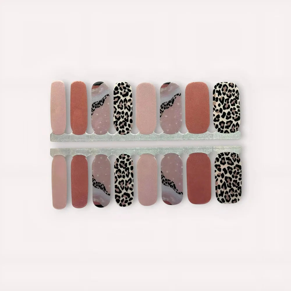 Beige chic-nail wraps-stickers pour ongles-Madame Nails